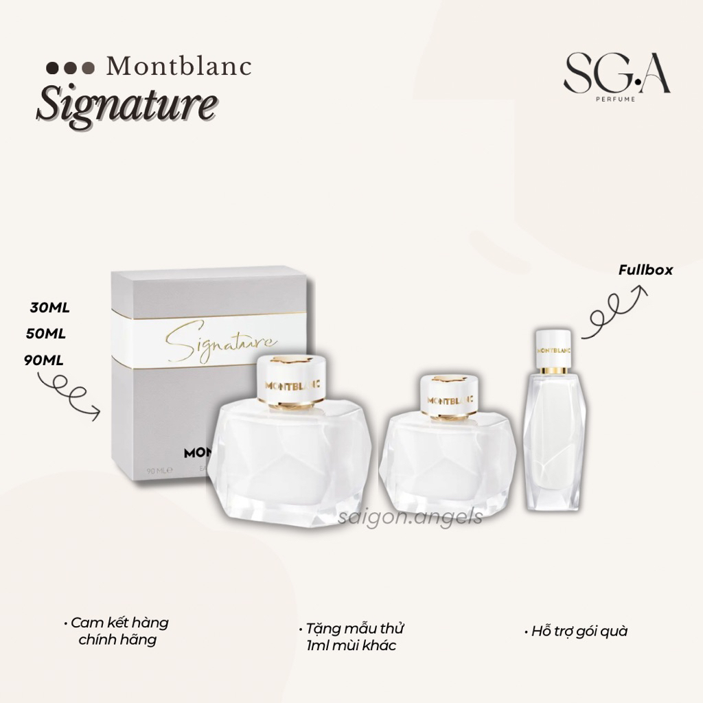 Nước Hoa Montblanc Signature • Fullbox 30 - 50 - 90ml