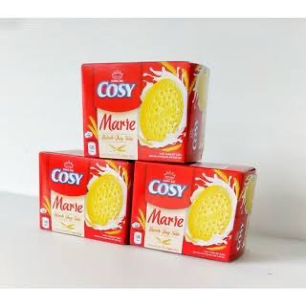 Lốc 12 hộp bánh quy Cosy 40g trang trí tết, set quà tết siêu tiện lợi