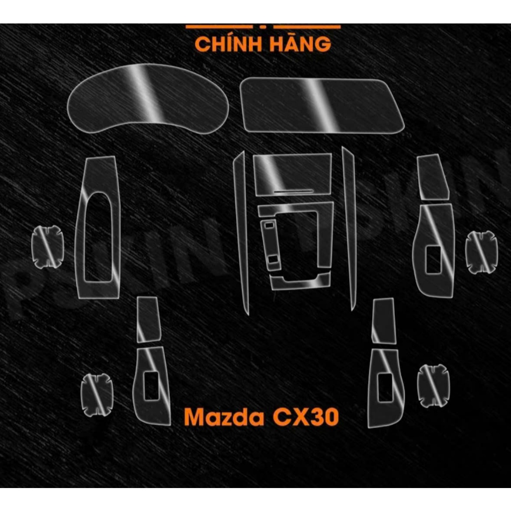 mazda cx30 ppf fun nội thất tặng bộ dụng cụ dán tại nhà + tặng hõm cửa tay nắm cửa