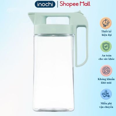 Bình nước Biwa Plus inochi. Bình đựng nước sôi, có khóa nắp tiện lợi, bình nhựa không mùi