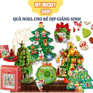  Mideer Christmas Noel đồ chơi giáng sinh nhiều mẫu cây thông hộp nhạc vải dạ vòng trang trí 