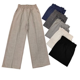  Quần nữ dài ống xuông vải Lenin cao cấp sang 