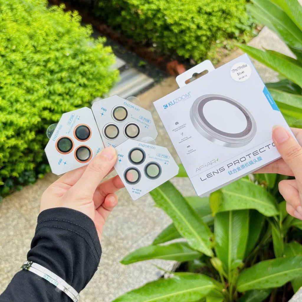 Dán bảo vệ Lens Camera iP 17 Series Kuzoom Original