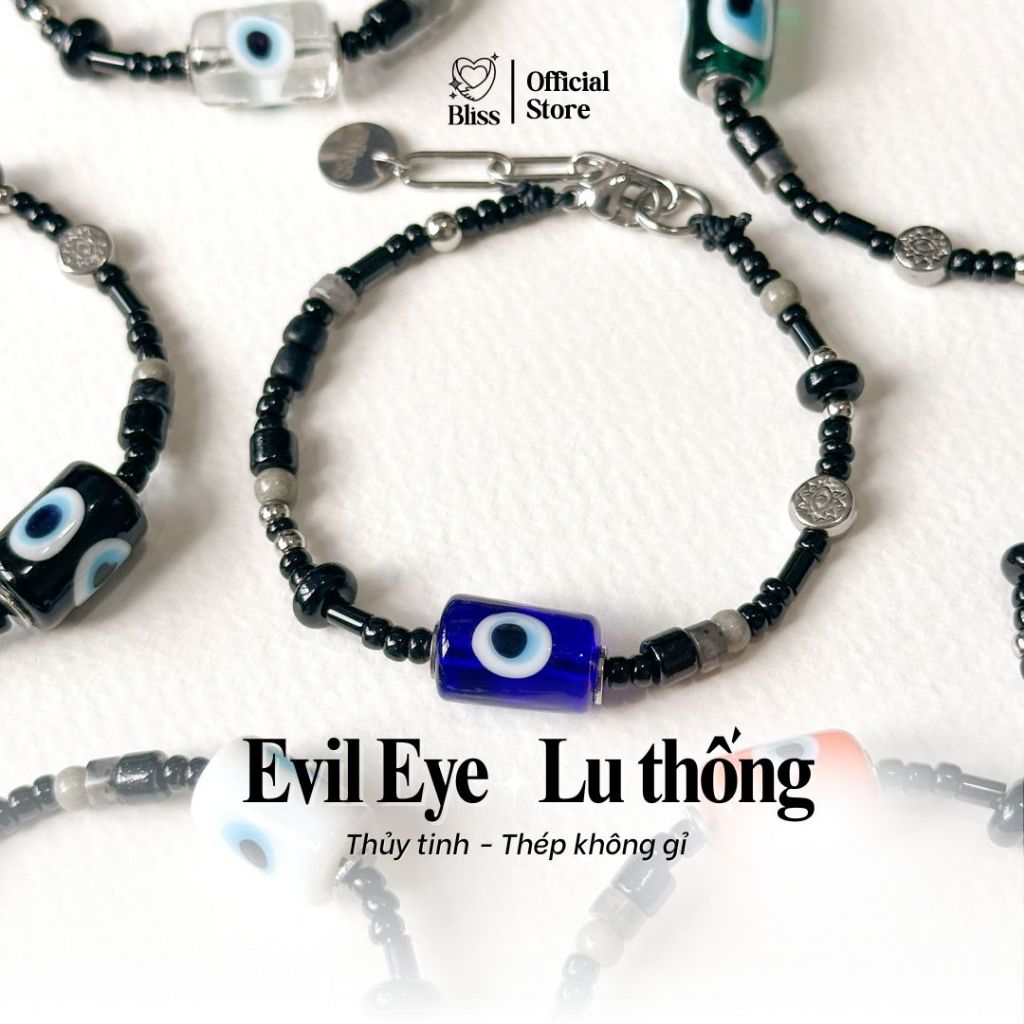 [Độc quyền - BST BẬT AURA] Vòng tay Lu thống Evil eye cườm cao cấp unisex Phiên Bản ĐẶC BIỆT Bliss A