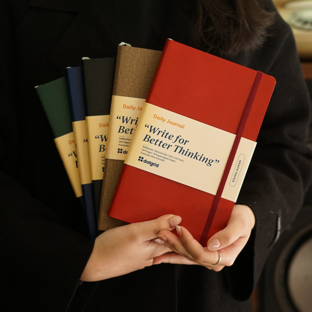 Sổ tay Journal Dot Grid | Sổ tay Classic Journal A5 Slim Bìa mềm