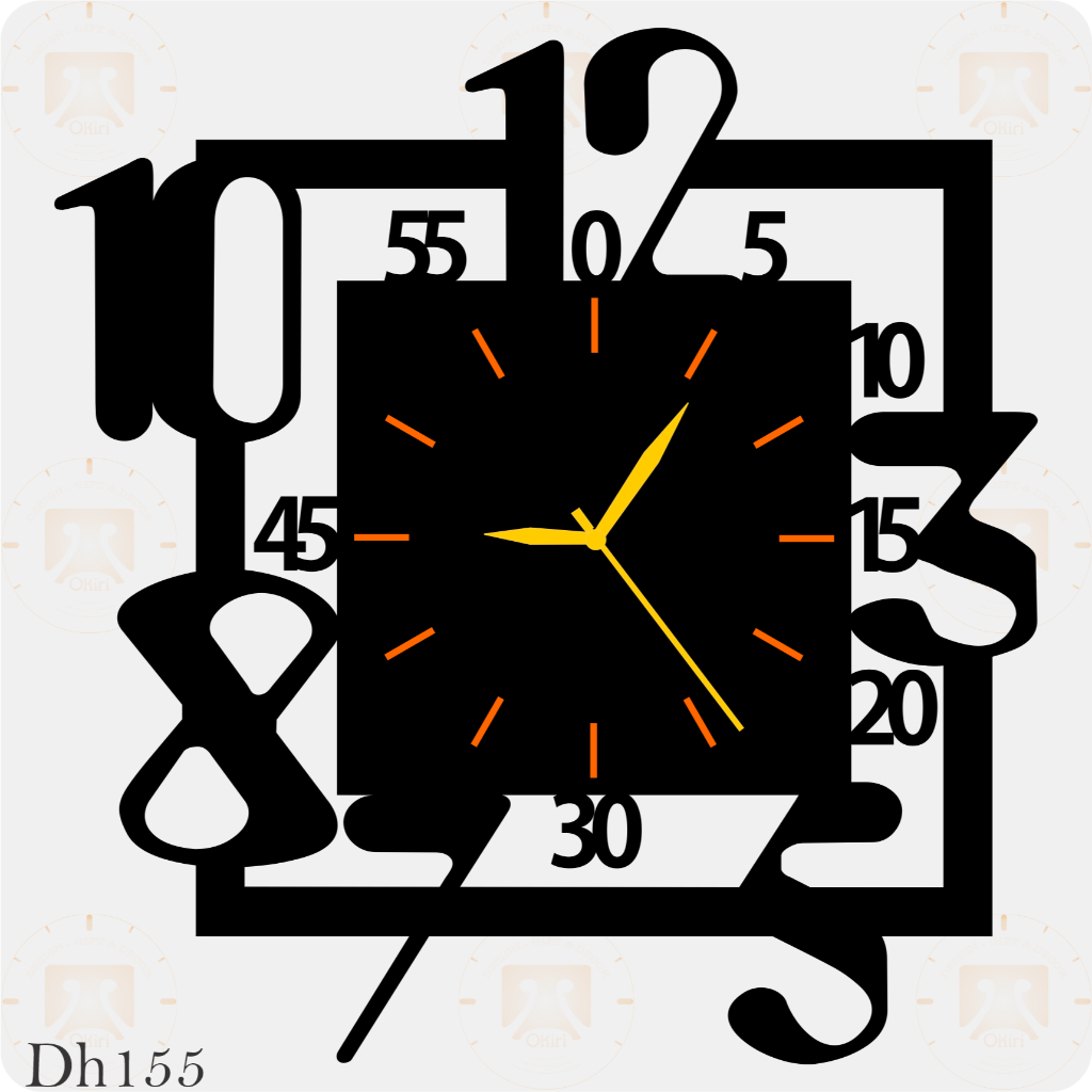 (DH155) Đồng hồ treo tường trang trí nghệ thuật-mẫu độc lạ-trang hoàng không gian của bạn