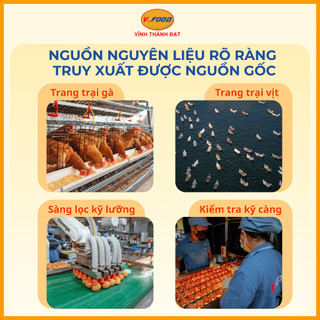 Trứng cút ăn liền V.Food hộp 30 quả món ăn liền giàu dinh dưỡng