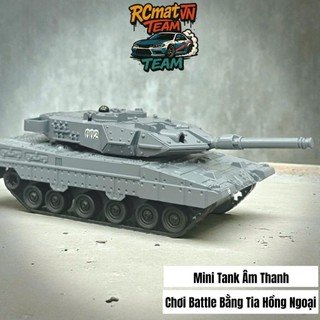 Xe tăng mini Leopard V3 777-584 điều khiển từ xa có tia hông ngoại, âm thanh và xoay tháp