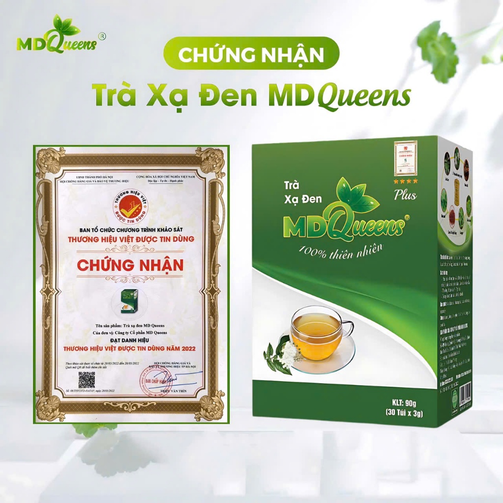 Trà xạ đen MD QUEENS - (Thanh nhiệt-Mát gan)