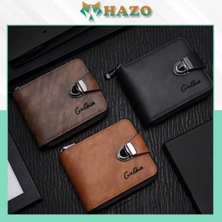 Ví Ngắn Nam Cầm tay Dáng ngang có ngăn đựng Căn cước và Ngăn thẻ Da PU V662 Phong cách Hiện đại