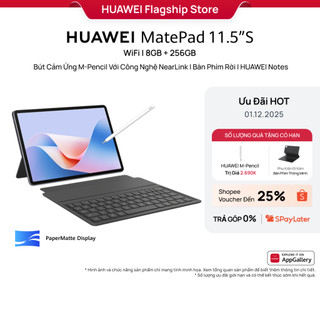   LIVESTREAM  Máy tính bảng HUAWEI MatePad 11.5"S | Bút Cảm Ứng M-Pencil Với Công Nghệ NearLink2 | Bàn Phím Rời 