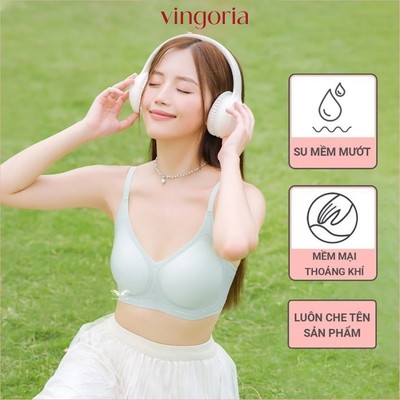 Áo lót su lạnh tàng hình mút mỏng không gọng VINGO/VINGORIA Z014