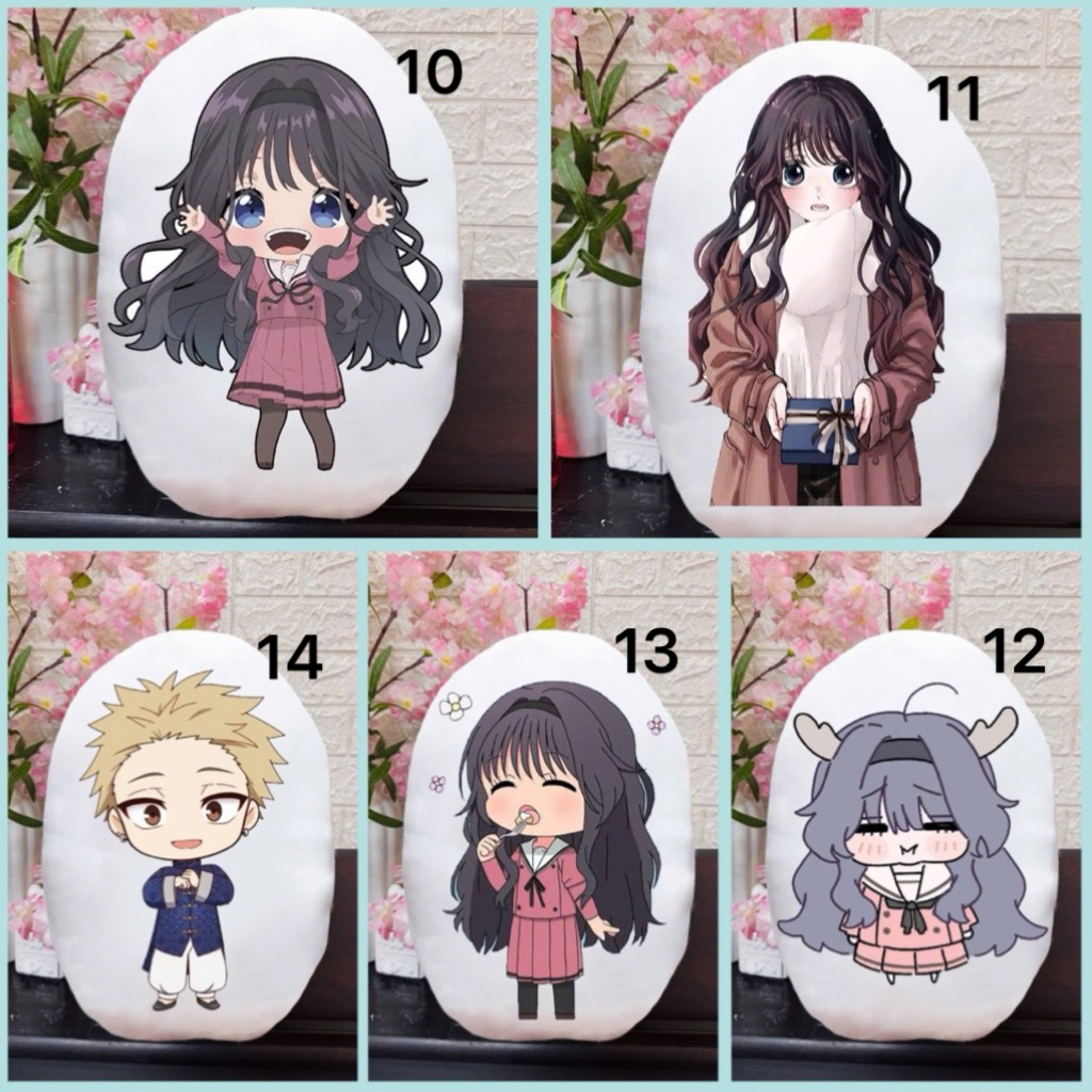 Gấu hình hoa thơm kiêu hãnh waguri kaoruko 50cm/ gối gấu ôm waguri kaoruko Kaoru Hana wa Rin to Saku