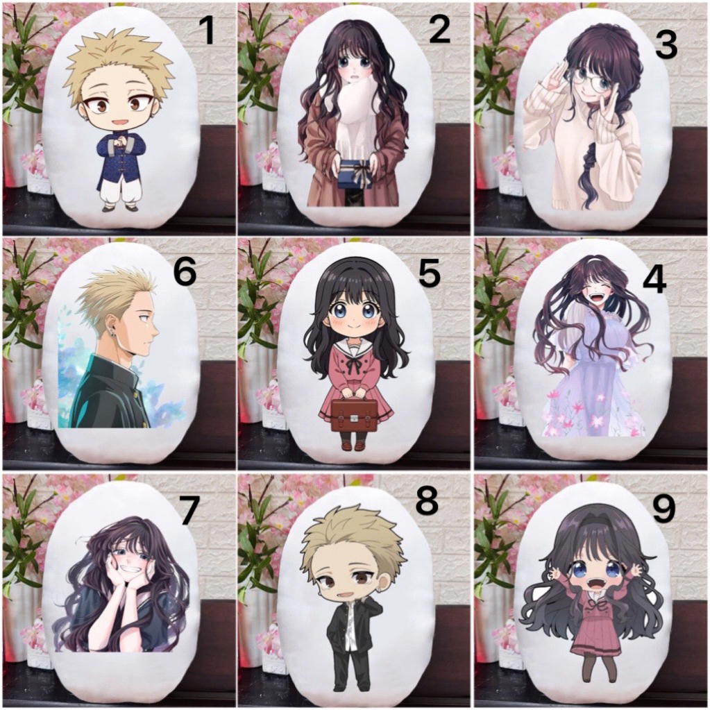 Gấu ôm hình hoa thơm kiêu hãnh waguri kaoruko / gấu anime waguri kaoruko Kaoru Hana wa Rin to Saku