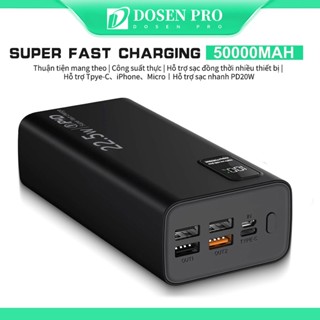 Dosen Pro sạc dự phòng power bank pd22.5w 10000mah 30000mah 50000mah pin dự phòng màn hình led tích hợp tích hợp