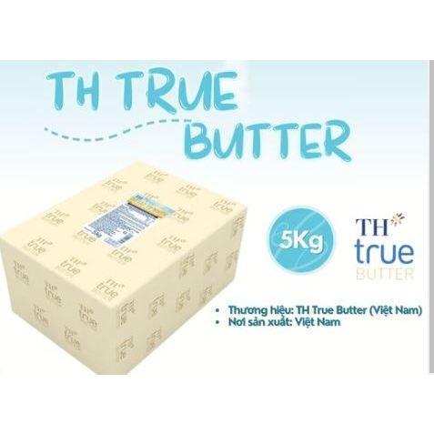 Bơ lạt TH Thùng 5kg - Bơ lạt TJ True Butter nguyên thùng 5kg