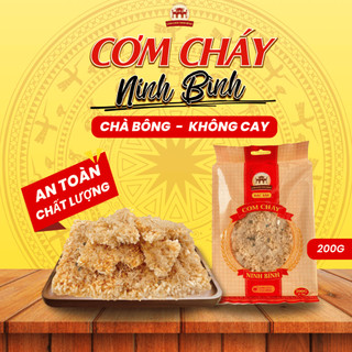  Cơm cháy nếp chà bông heo  không cay  gói 200g - Cơm cháy Ninh Bình 