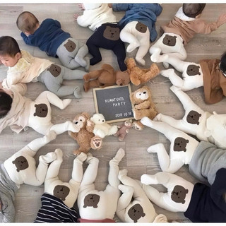 Quần Tất len Gap baby xuất dư xịn len dày dặn mông gấu cute cho bé trai bé gái  0-24M