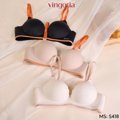 Áo lót không gọng đệm bàn tay nâng ngực VINGO/VINGORIA thiết kế không viền su đúc S418 - S436
