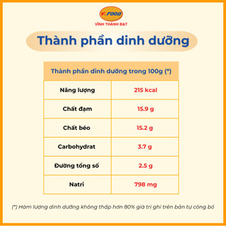 Trứng gà Ta tiềm V.Food ăn liền tiện lợi gói 2 quả, làm từ trứng gà Ta nên trứng Nhỏ