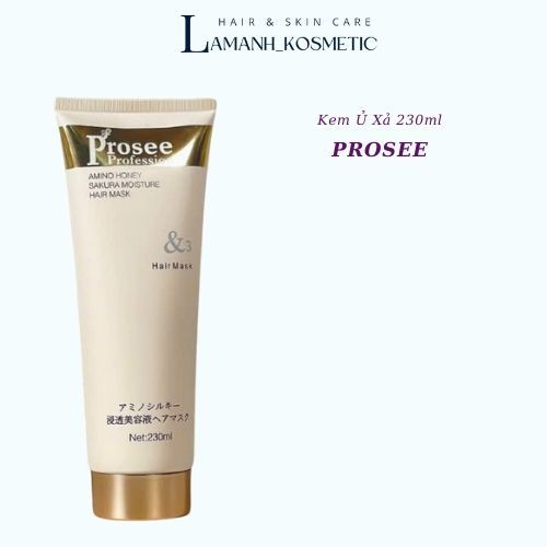 Hấp Prosee Profession Amino honey Sakura Moisture Hair Mask &3 PT1/PT2  230ml