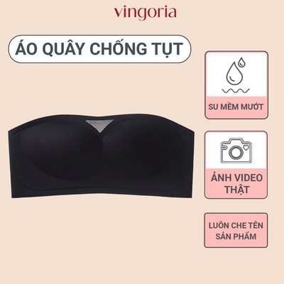 Áo quây nâng ngực không dây chống tuột 3D VINGO/VINGORIA bản lưng to mặc với áo hai dây áo trễ vai S384