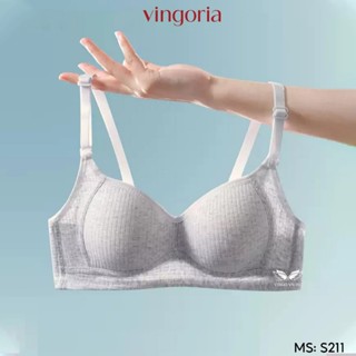  Áo ngực mút mỏng không gọng VINGO VINGORIA chất cotton thoáng khí chữ U dáng thể thao tập gym S473 