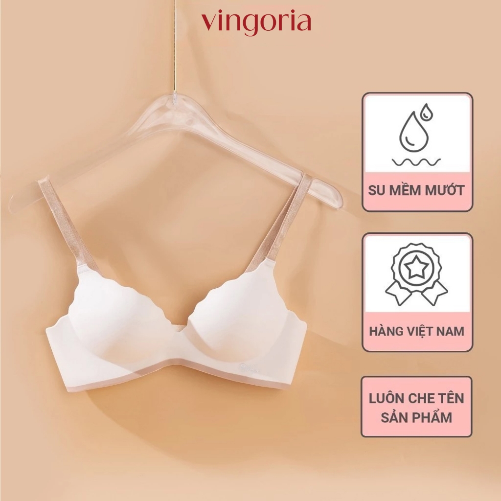 Áo lót không gọng nâng ngực VINGO/VINGORIA thiết kế không viền đúc su mát lạnh S418 - S436 | BigBuy360 - bigbuy360.vn