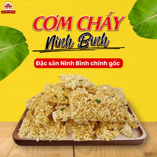 (200gr) Cơm Cháy "KHÔNG CHÀ BÔNG" nếp cái hoa vàng 3 vị sốt vị snack cay nhẹ.