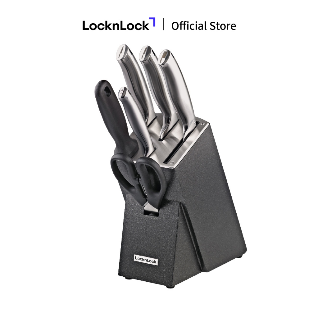 Bộ Dao 7 Món Lock&Lock - Đen CKK301