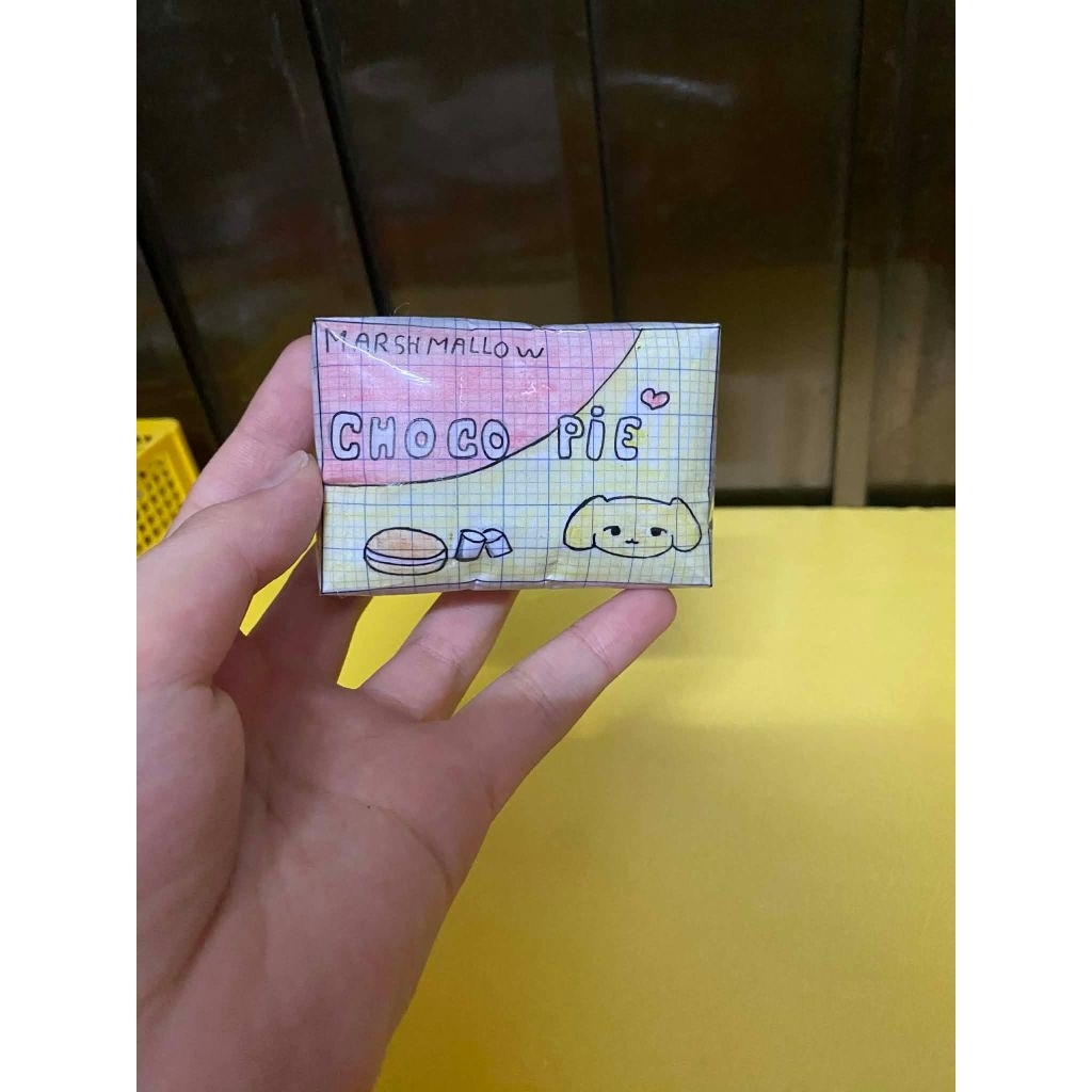 Squishy giấy mini chocopie