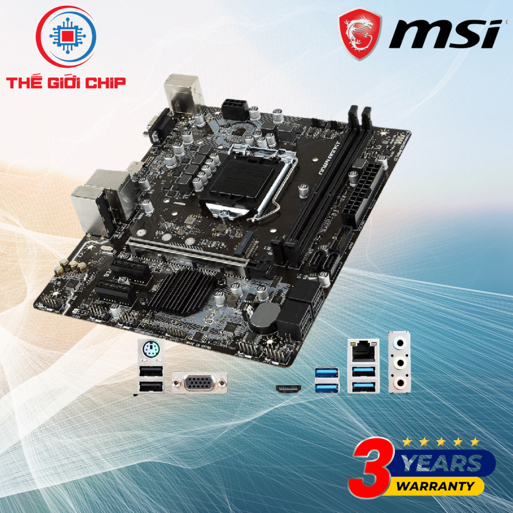 Mainboard MSI B365M PRO-VH 1151v2 M.2 Micro-ATX I like Box Bảo hành 36 Tháng bởi nhà cung cấp