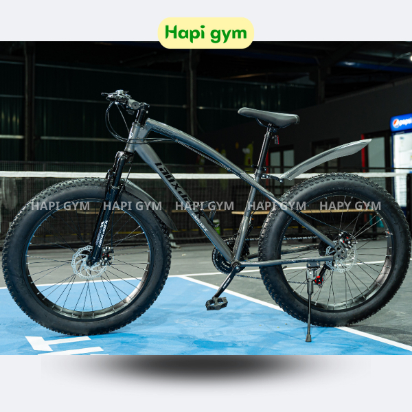 Xe đạp thể thao bánh béo thương hiệu Lauxjack 26 icnh - 21 tốc độ thiết kế gấp gọn tiện lợi