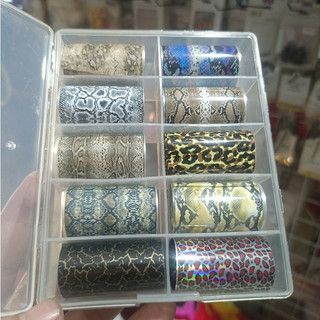 Set giấy foil trang trí móng (dài 10cm mỗi tấm)