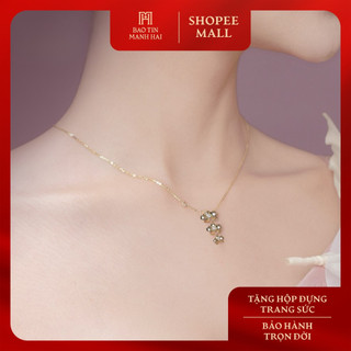  Dây chuyền vàng 10K BST Orchid 04 - Anthea biểu tượng hoa lan sang trọng Bảo Tín Mạnh Hải BTD2V10MST-410007 