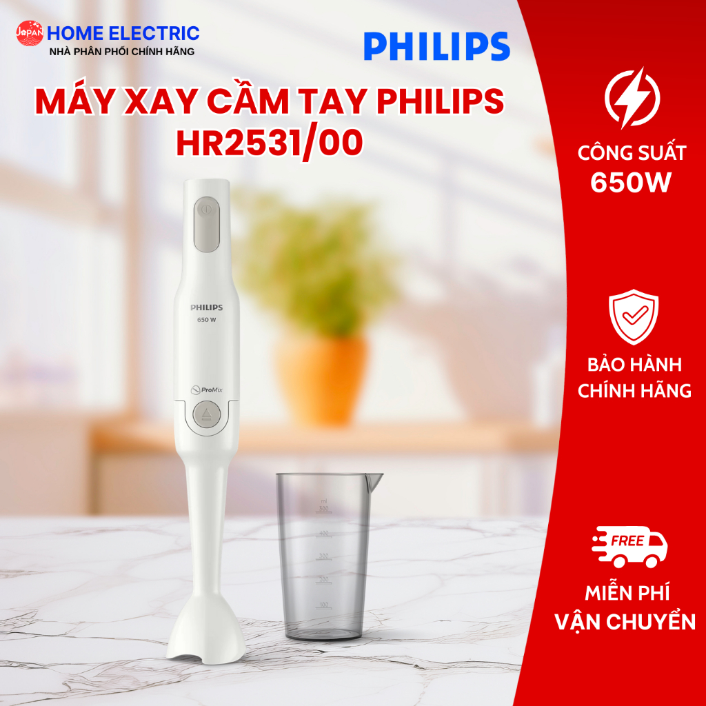 Máy xay cầm tay Philips HR2531/00 650W