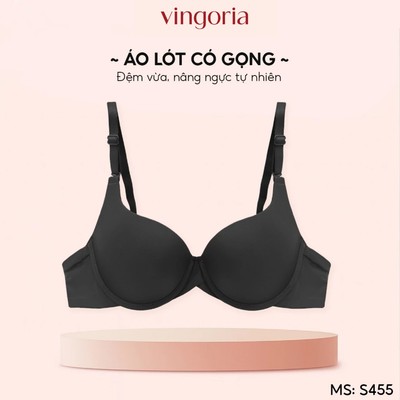 Áo lót nữ có gọng đệm vừa chất thun lạnh mềm mại thoáng khí VINGO/VINGORIA S455