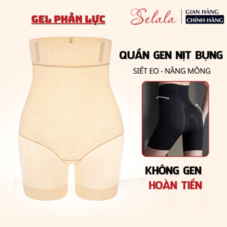  Quần gen định hình Selala cạp cao liền khối ,nịt bụng dưới giảm mỡ nâng mông siết eo cao cấp thoáng khí QG30 