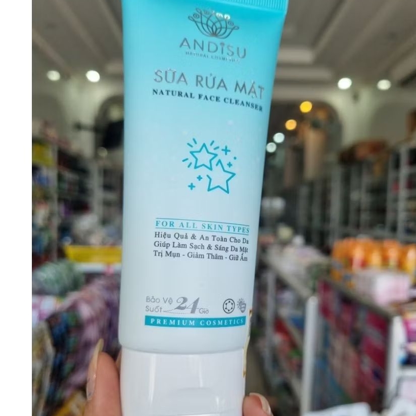 Sữa rửa mặt Andisu sáng da giảm thâm giảm mụn
