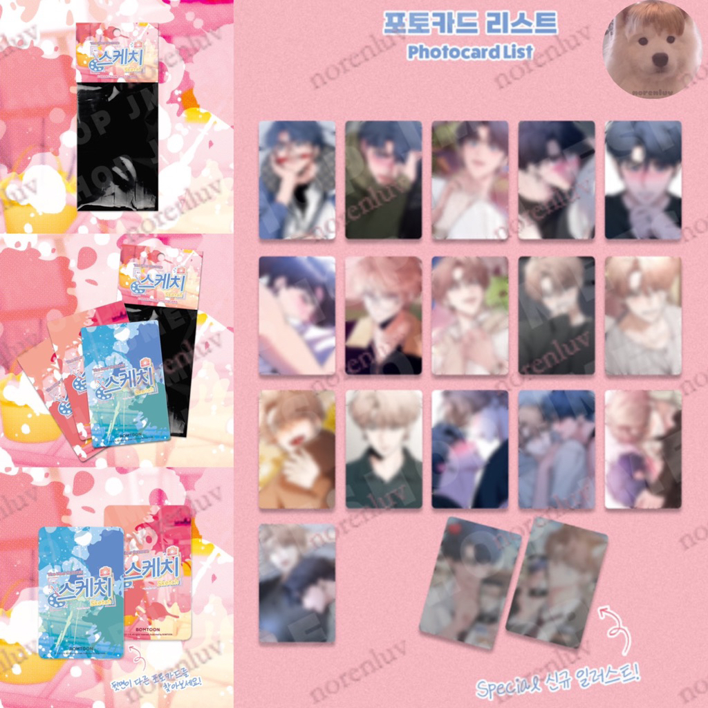 [SẴN] CARD PACK BL SKETCH - BẢN PHÁC THẢO