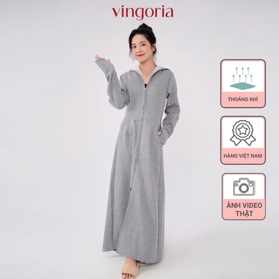 Áo Chống Nắng Nữ VINGO/VINGORIA Dáng Dài Liền Thân Chất Thun Lạnh Cao Cấp Chống Tia UV A026