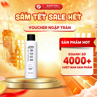  Gôm xịt tóc Roug - Gôm mềm giữ nếp linh hoạt tự nhiên Dễ dàng gội rửa và chỉnh form sau đội mũ 
