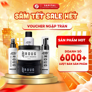   VERSION 4  COMBO ROUG - Sáp vuốt tóc Matte Clay Matt Clay Bọt tạo kiểu Gôm - Tạo kiểu linh hoạt 