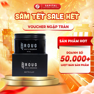   VERSION 4  Sáp vuốt tóc ROUG Matte Clay - Giữ nếp tới 12h Không bết dính Linh hoạt tạo kiểu 
