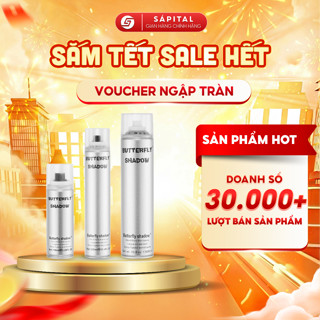   GÔM CHÍNH HÃNG  Gôm Xịt Tóc Butterfly Shadow - GÔM CỨNG dành cho nam&nữ Giữ nếp tóc lên tới 24h 