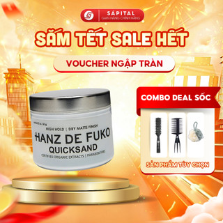  Sáp vuốt cao cấp tóc Hanz De Fuko Quicksand | Siêu phẩm cho tóc mỏng thưa dầu - Giữ nếp lên tới 8h 