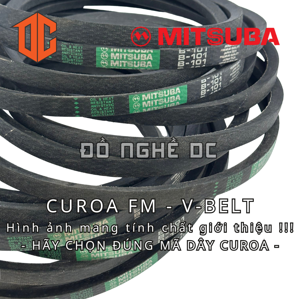 Sợi cao su curoa đai thang Thailand - MITSUBA FM30 FM34 FM74 FM58 FM83 FM92 FM61 FM84 FM54 FM77 FM99