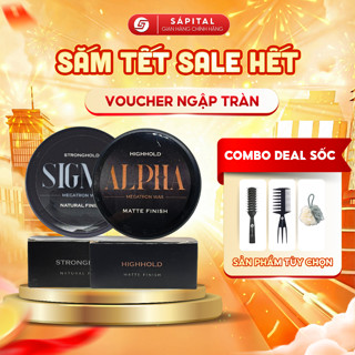  Combo Sáp Vuốt tóc Alpha và Sigma 56ml by Megatron Wax 