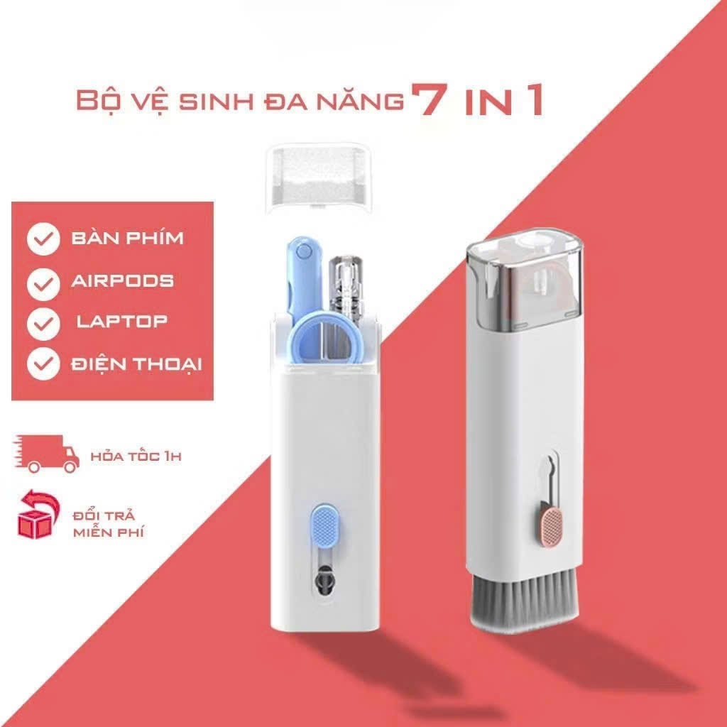 Bộ dụng cụ vệ sinh bàn phím đa năng 7 in1