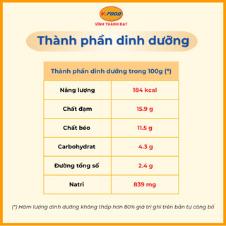 Trứng gà tiềm ăn liền V.Food gói 2 quả không chất bảo quản
